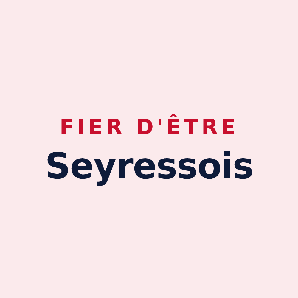 Magnet « Fier d'être Seyressois » — design pour Seyresse