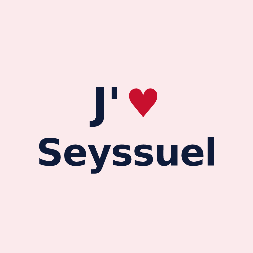 Magnet personnalisé Seyssuel — design J'aime Seyssuel