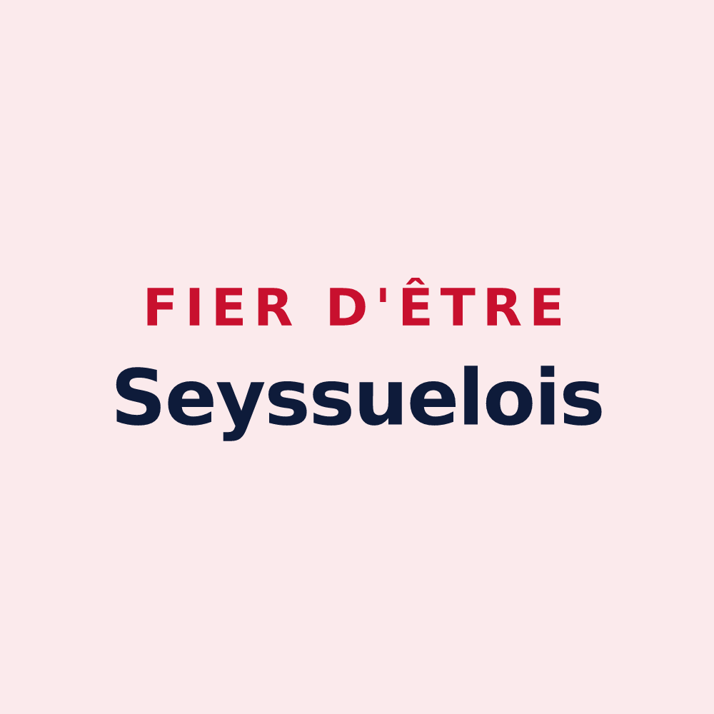 Magnet « Fier d'être Seyssuelois » — design pour Seyssuel