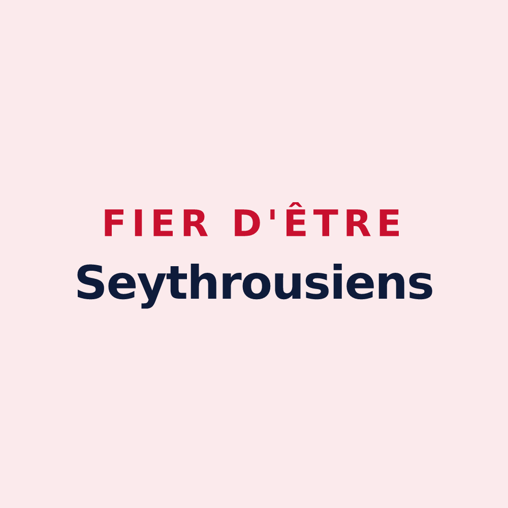 Magnet « Fier d'être Seythrousiens » — design pour Seytroux