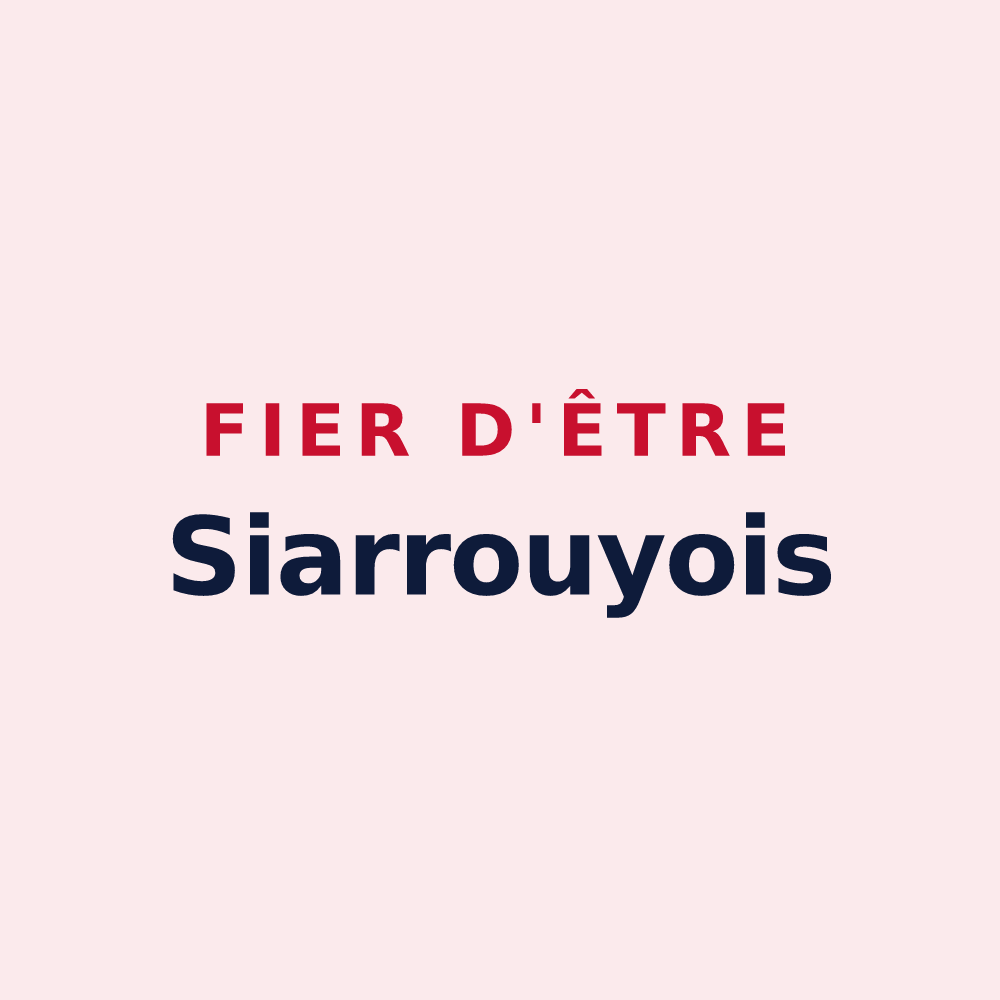 Magnet « Fier d'être Siarrouyois » — design pour Siarrouy
