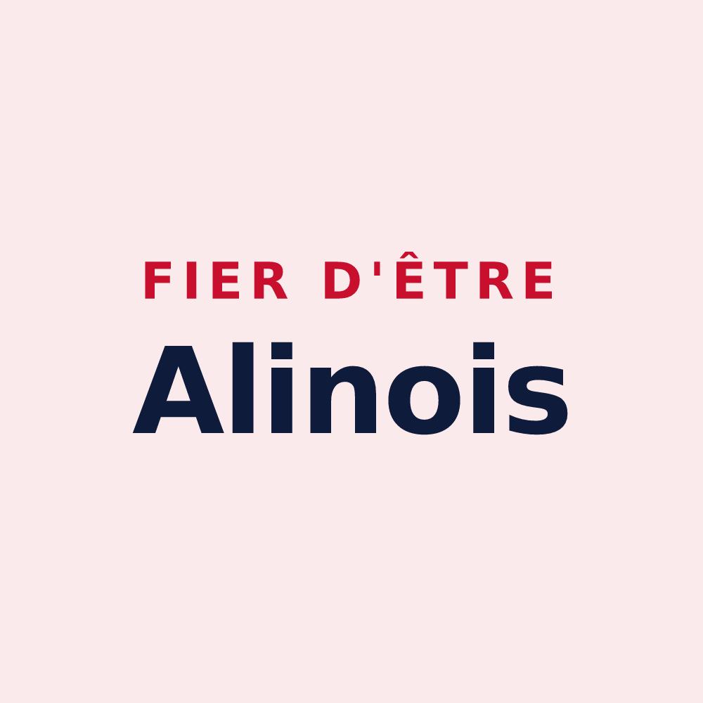 Magnet « Fier d'être Alinois » — design pour Sigalens