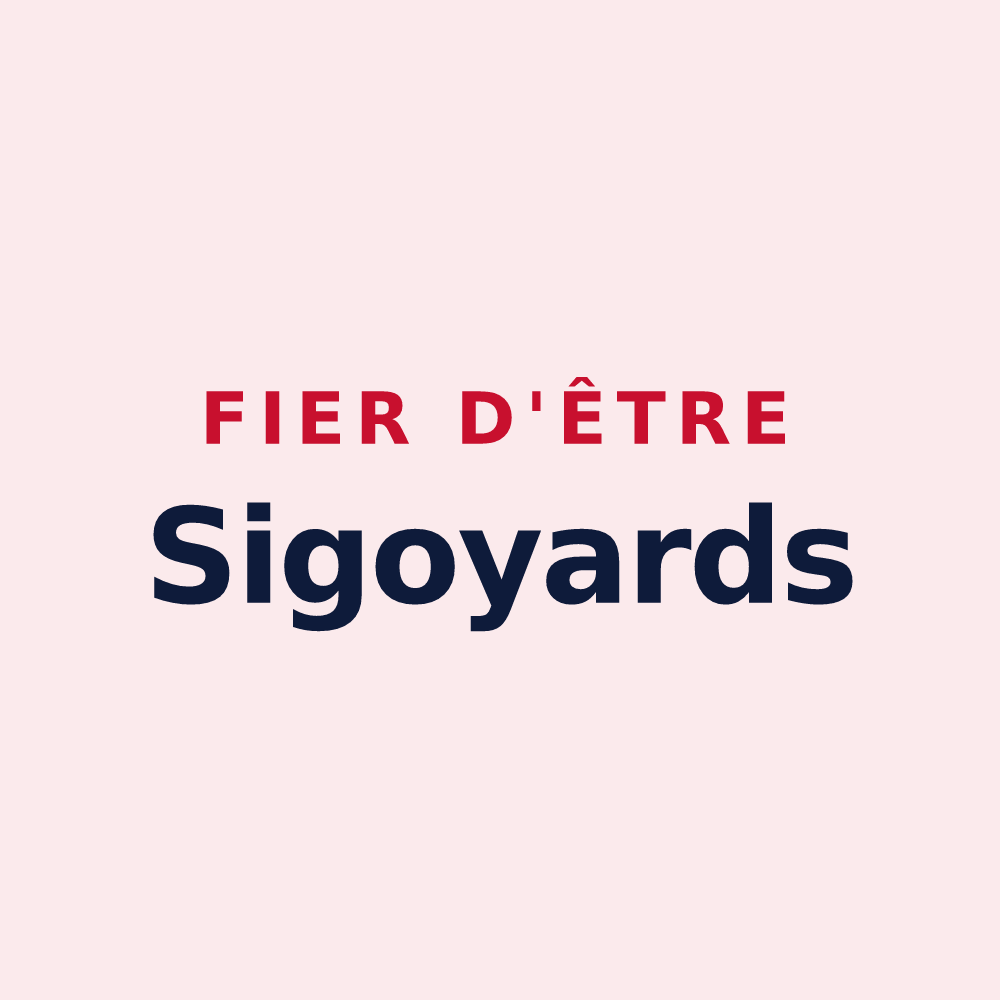 Magnet « Fier d'être Sigoyards » — design pour Sigoyer