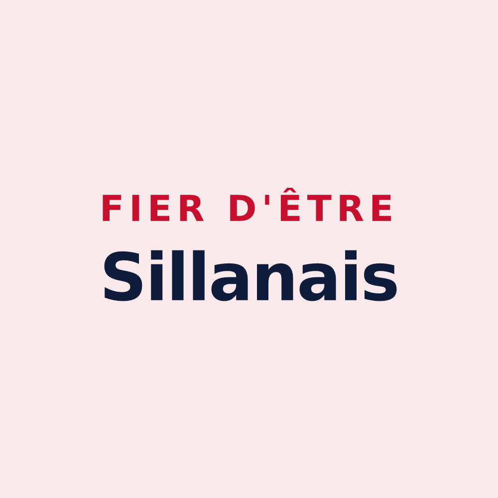 Magnet « Fier d'être Sillanais » — design pour Sillans-la-Cascade