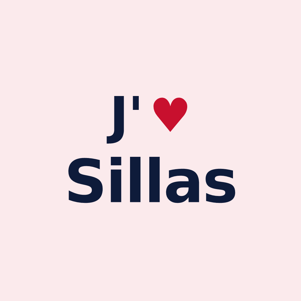 Magnet personnalisé Sillas — design J'aime Sillas