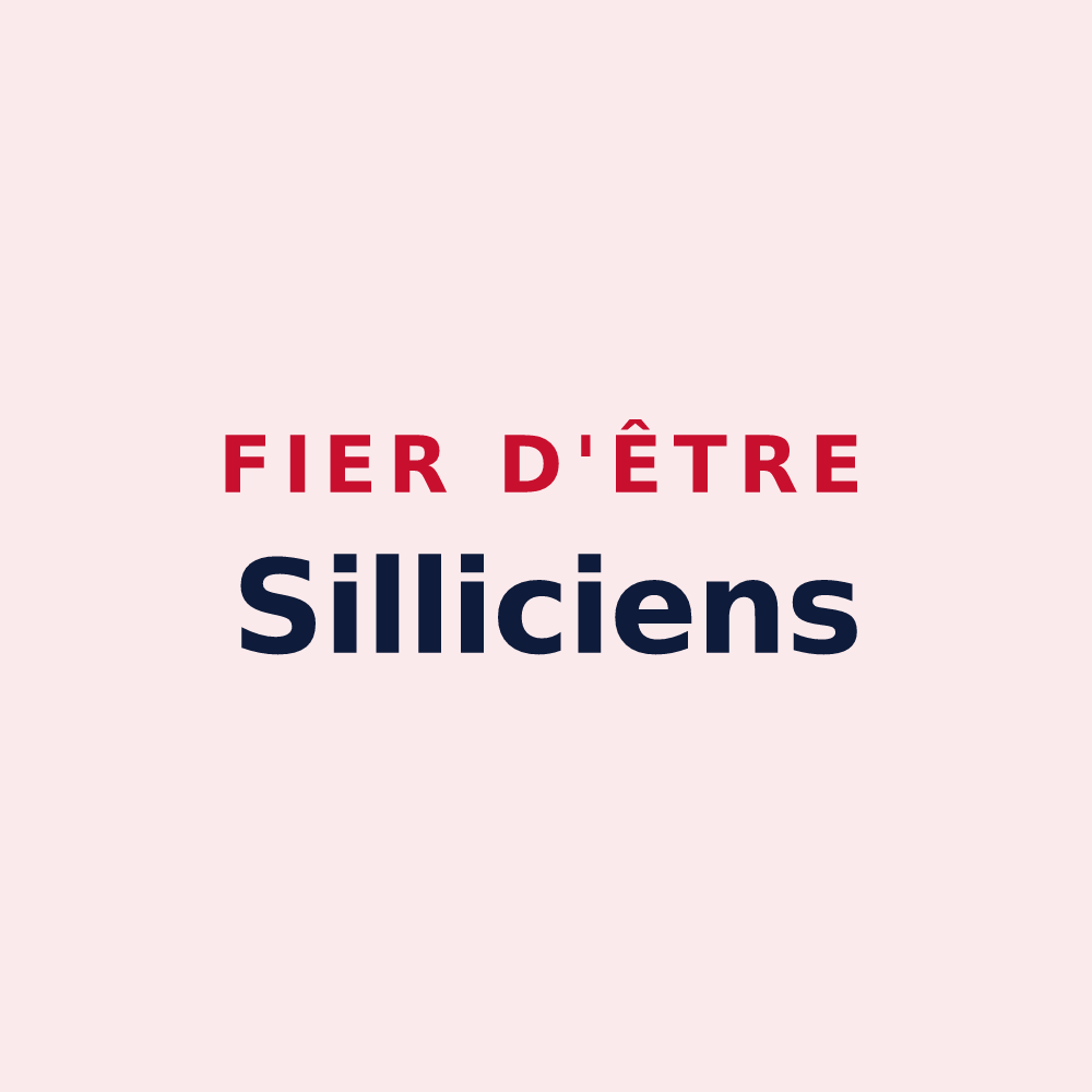 Magnet « Fier d'être Silliciens » — design pour Silly-le-Long