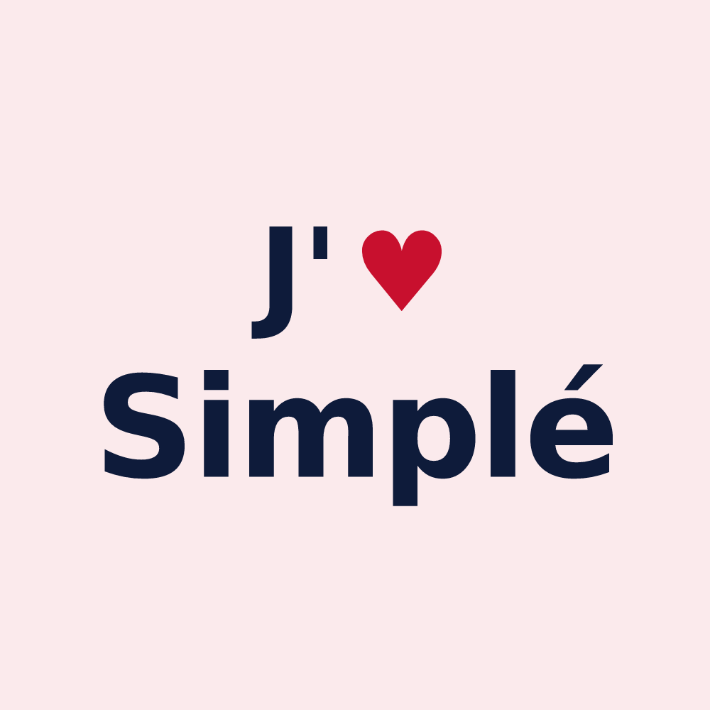 Magnet personnalisé Simplé — design J'aime Simplé