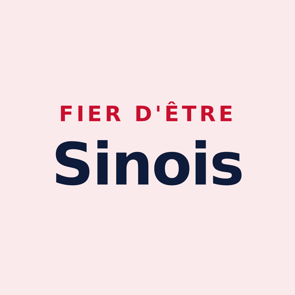Magnet « Fier d'être Sinois » — design pour Sin-le-Noble