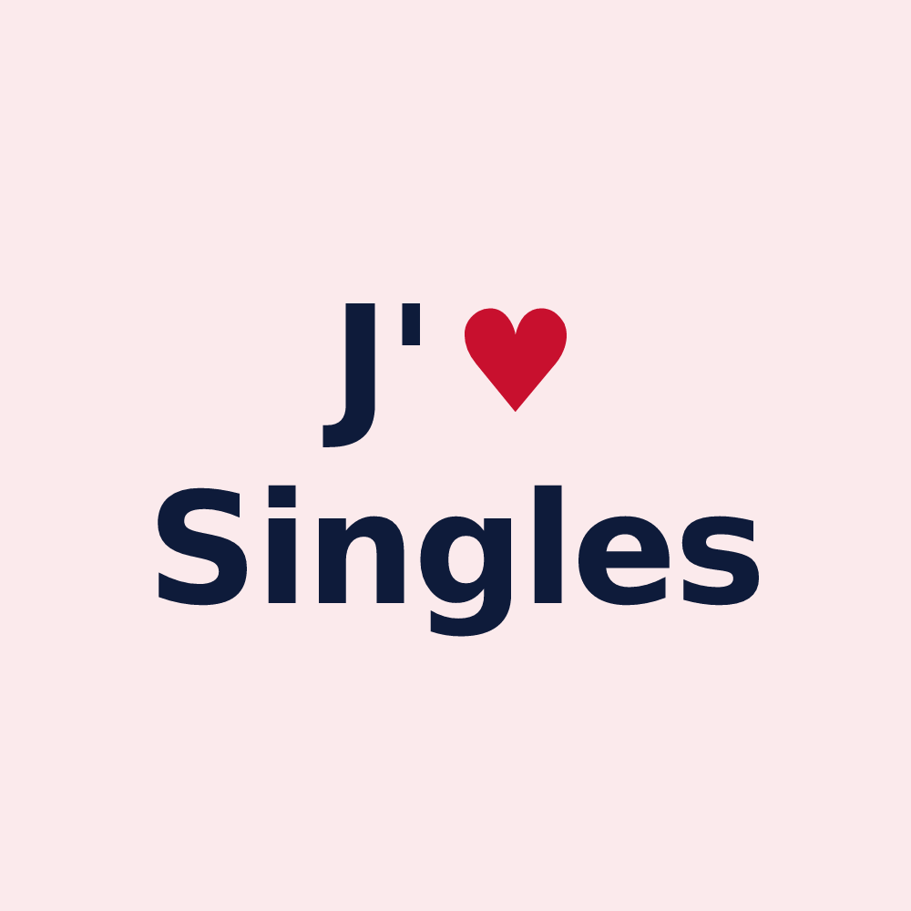 Magnet personnalisé Singles — design « J'aime Singles » imprimé sur le magnet