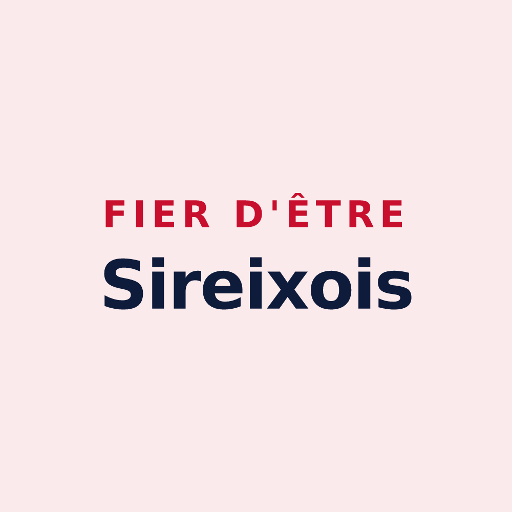 Magnet « Fier d'être Sireixois » — design pour Sireix