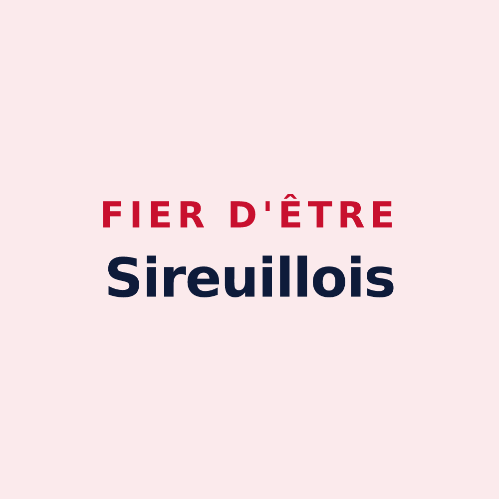 Magnet « Fier d'être Sireuillois » — design pour Sireuil