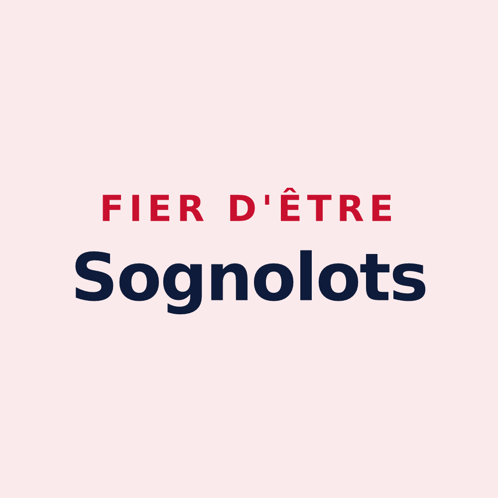 Magnet « Fier d'être Sognolots » — design pour Sognolles-en-Montois