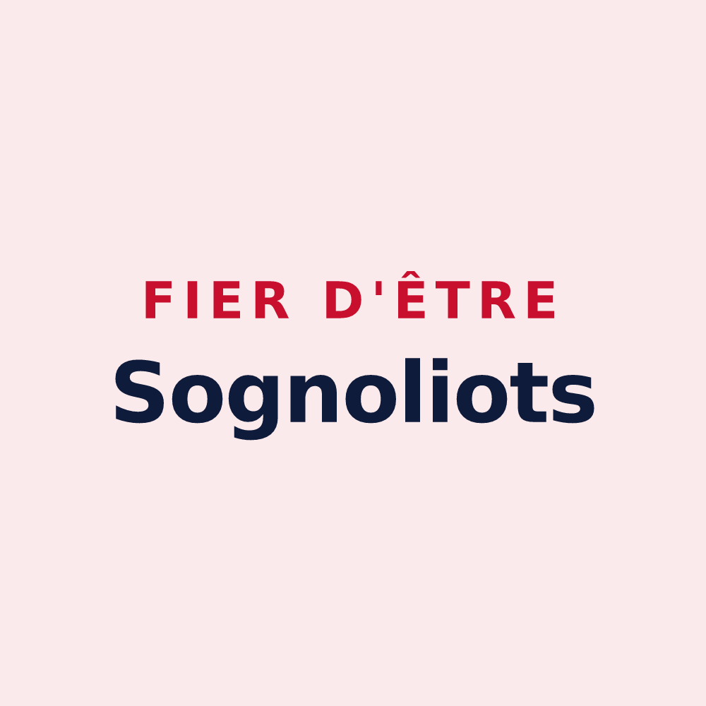 Magnet « Fier d'être Sognoliots » — design pour Sogny-en-l'Angle