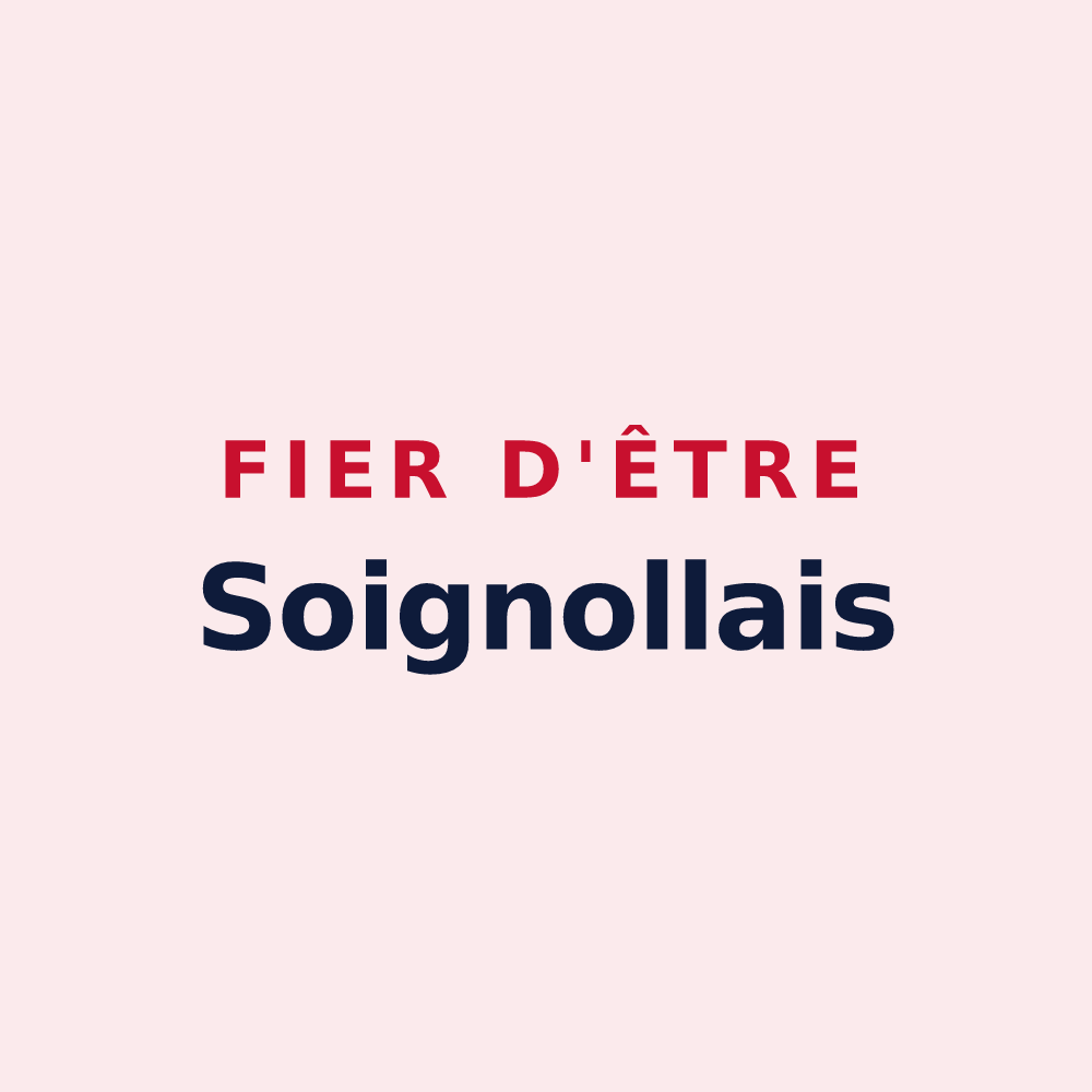 Magnet « Fier d'être Soignollais » — design pour Soignolles-en-Brie