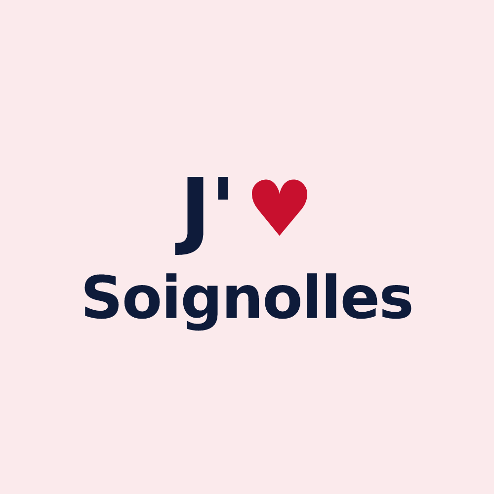 Magnet personnalisé Soignolles — design J'aime Soignolles
