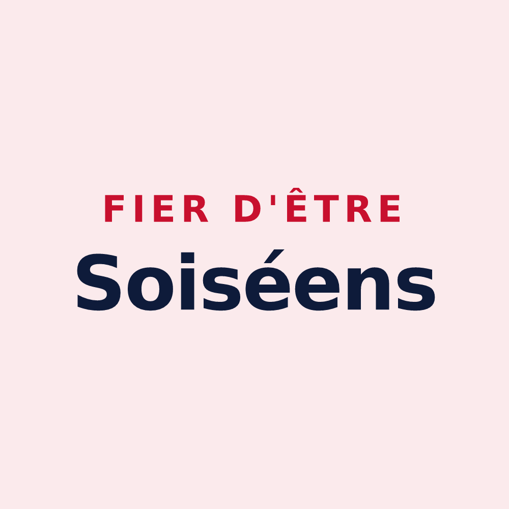 Magnet « Fier d'être Soiséens » — design pour Soisy-sur-Seine