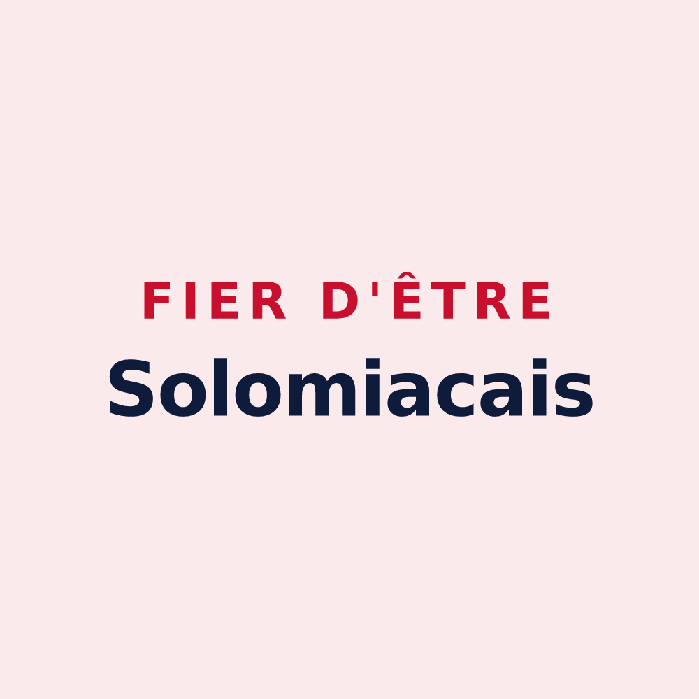 Magnet « Fier d'être Solomiacais » — design pour Solomiac