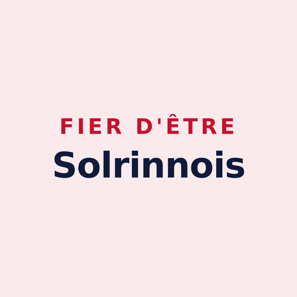 Magnet « Fier d'être Solrinnois » — design pour Solrinnes