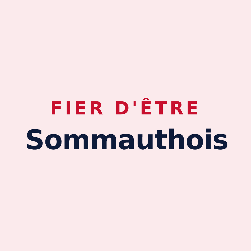 Magnet « Fier d'être Sommauthois » — design pour Sommauthe