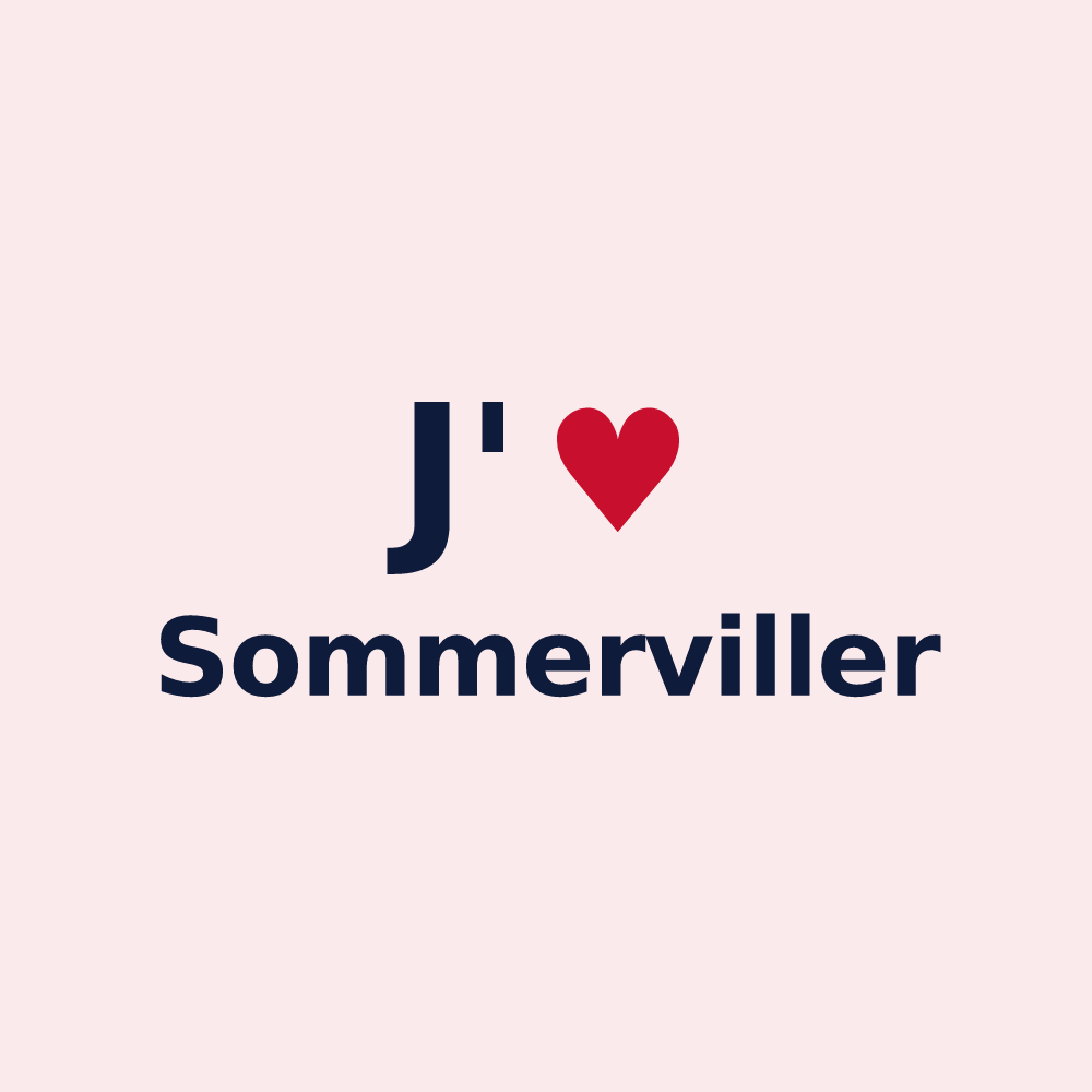 Magnet personnalisé Sommerviller — design J'aime Sommerviller