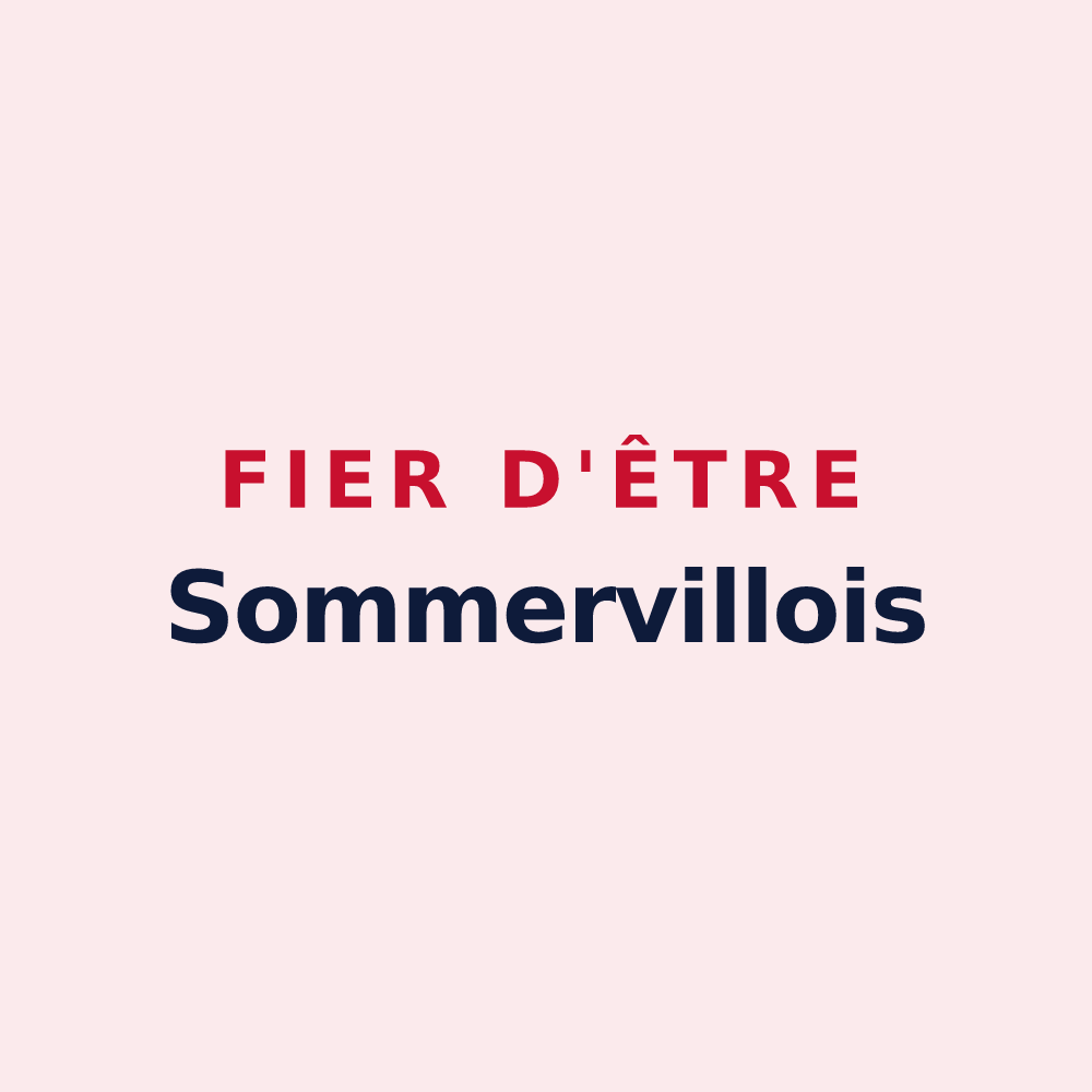 Magnet « Fier d'être Sommervillois » — design pour Sommerviller