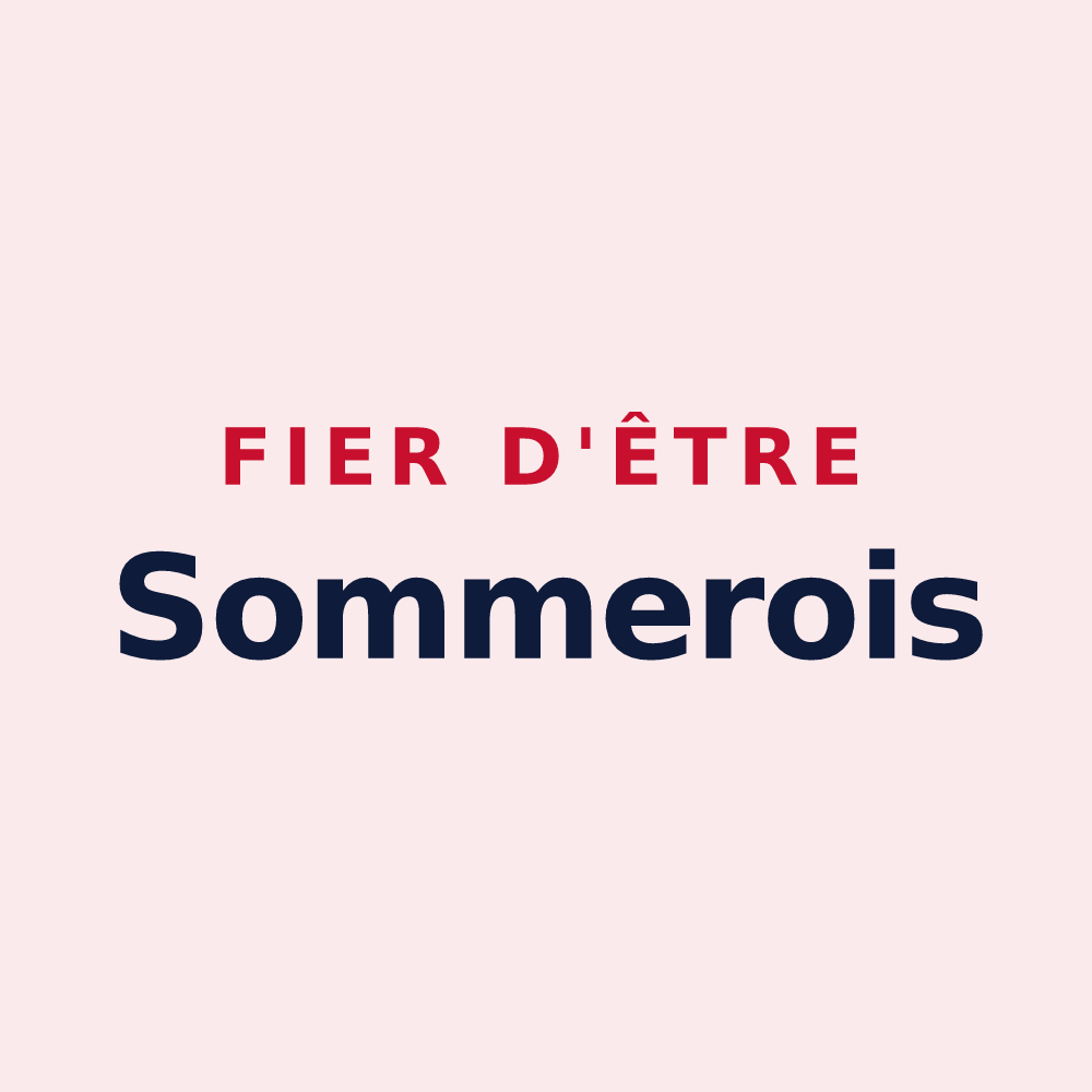 Magnet « Fier d'être Sommerois » — design pour Sommery