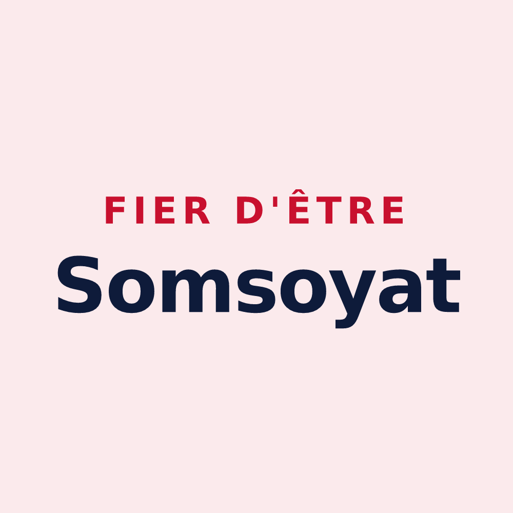 Magnet « Fier d'être Somsoyat » — design pour Somsois