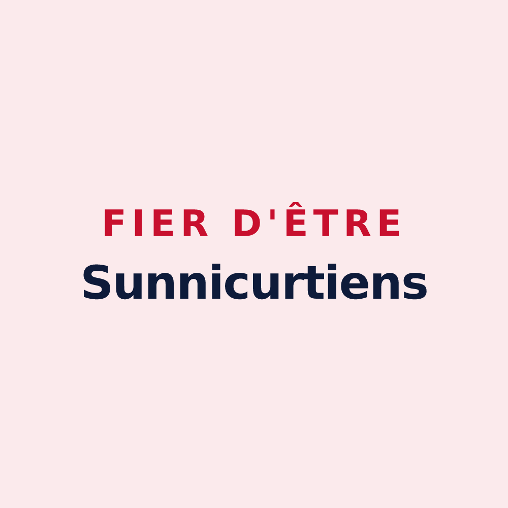 Magnet « Fier d'être Sunnicurtiens » — design pour Soncourt