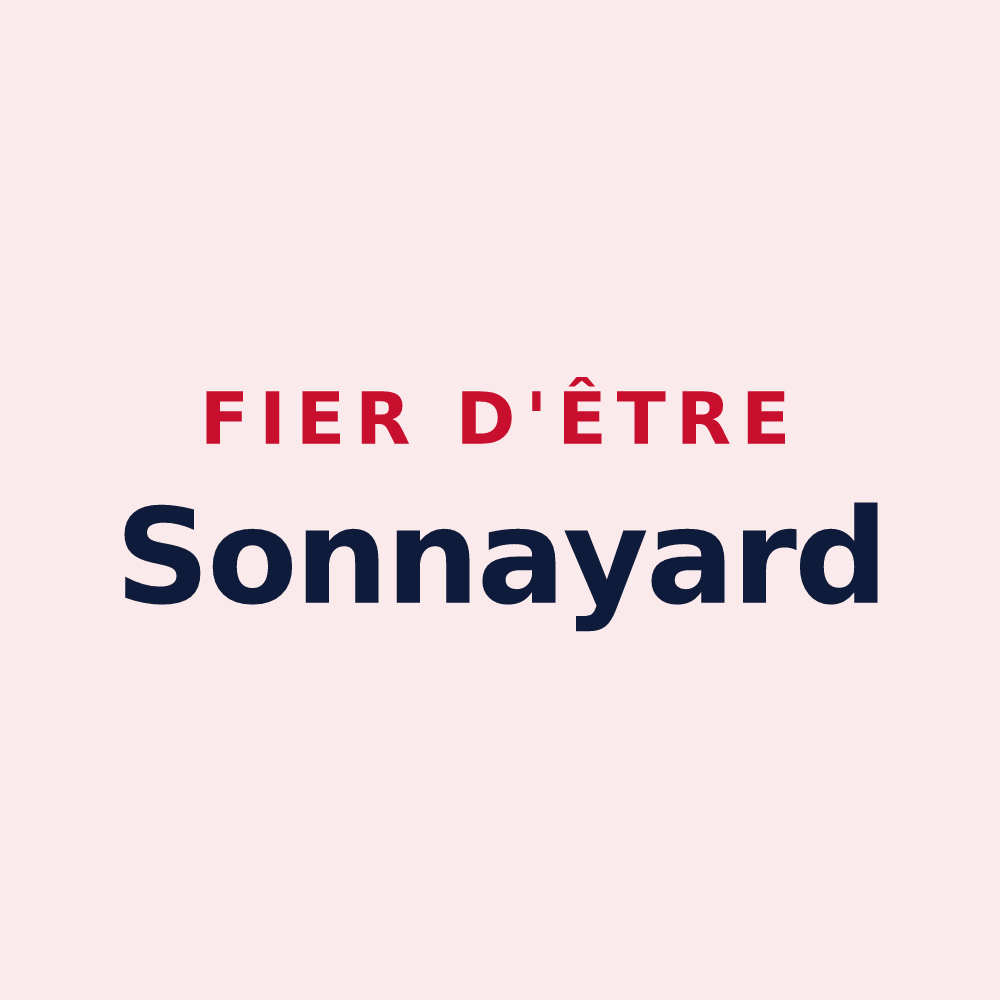 Magnet « Fier d'être Sonnayard » — design pour Sonnay