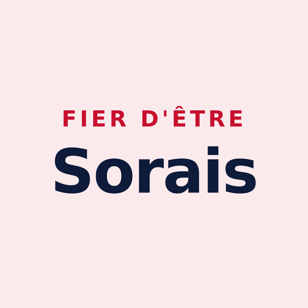 Magnet « Fier d'être Sorais » — design pour Sor
