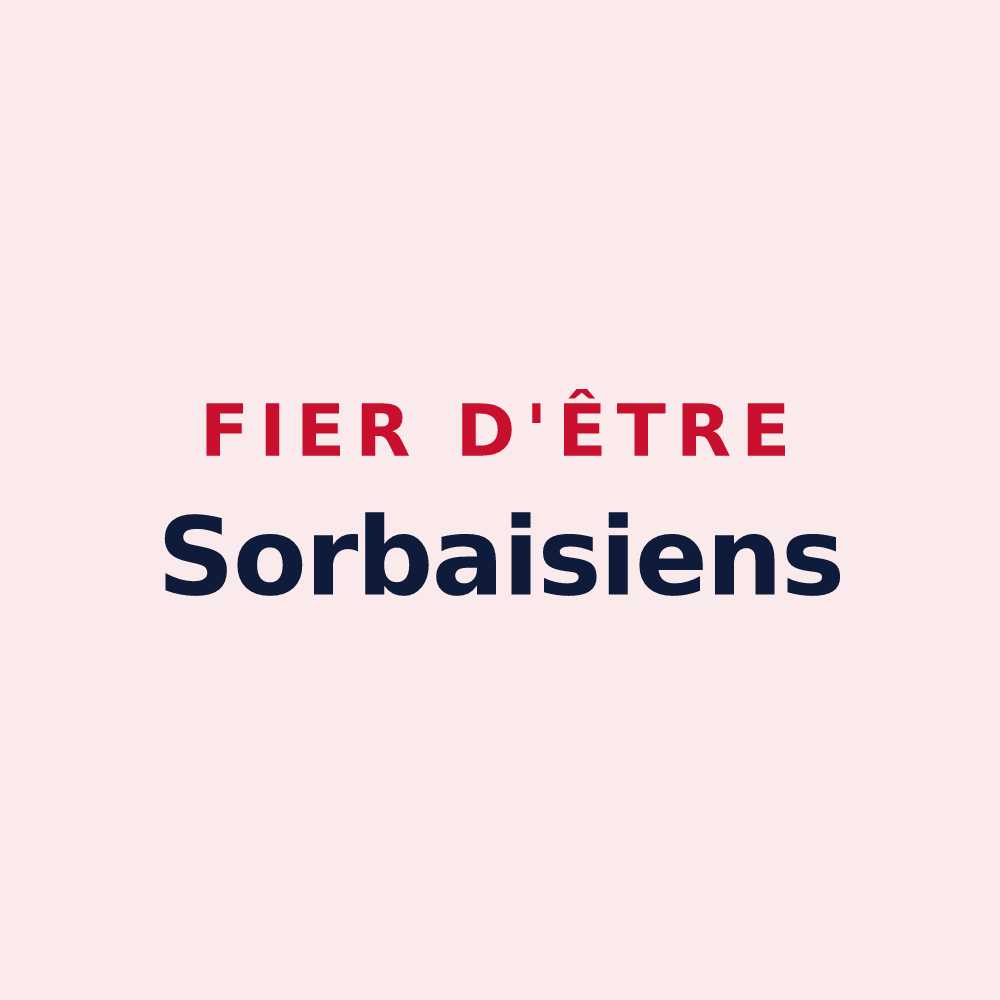 Magnet « Fier d'être Sorbaisiens » — design pour Sorbais