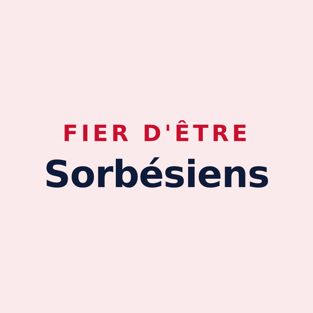 Magnet « Fier d'être Sorbésiens » — design pour Sorbets