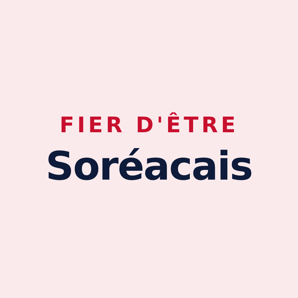 Magnet « Fier d'être Soréacais » — design pour Soréac