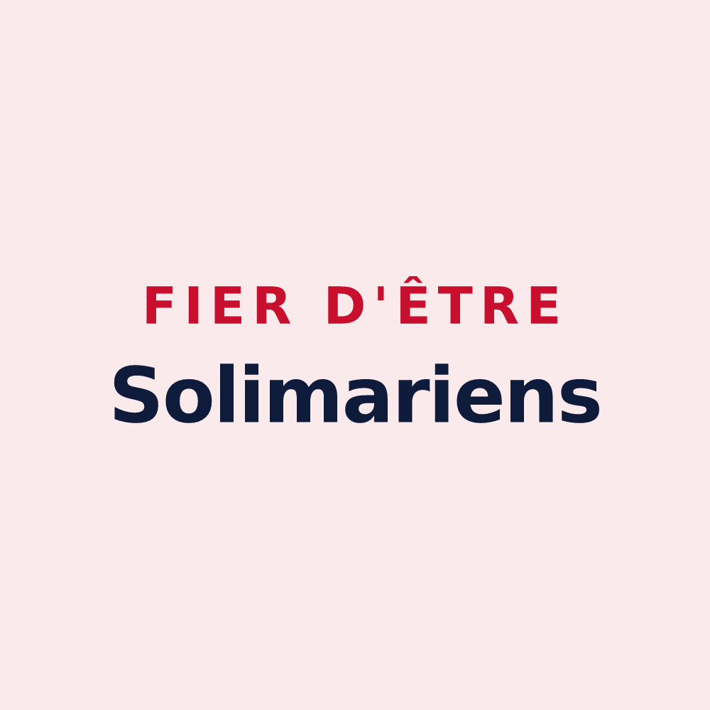 Magnet « Fier d'être Solimariens » — design pour Sormery