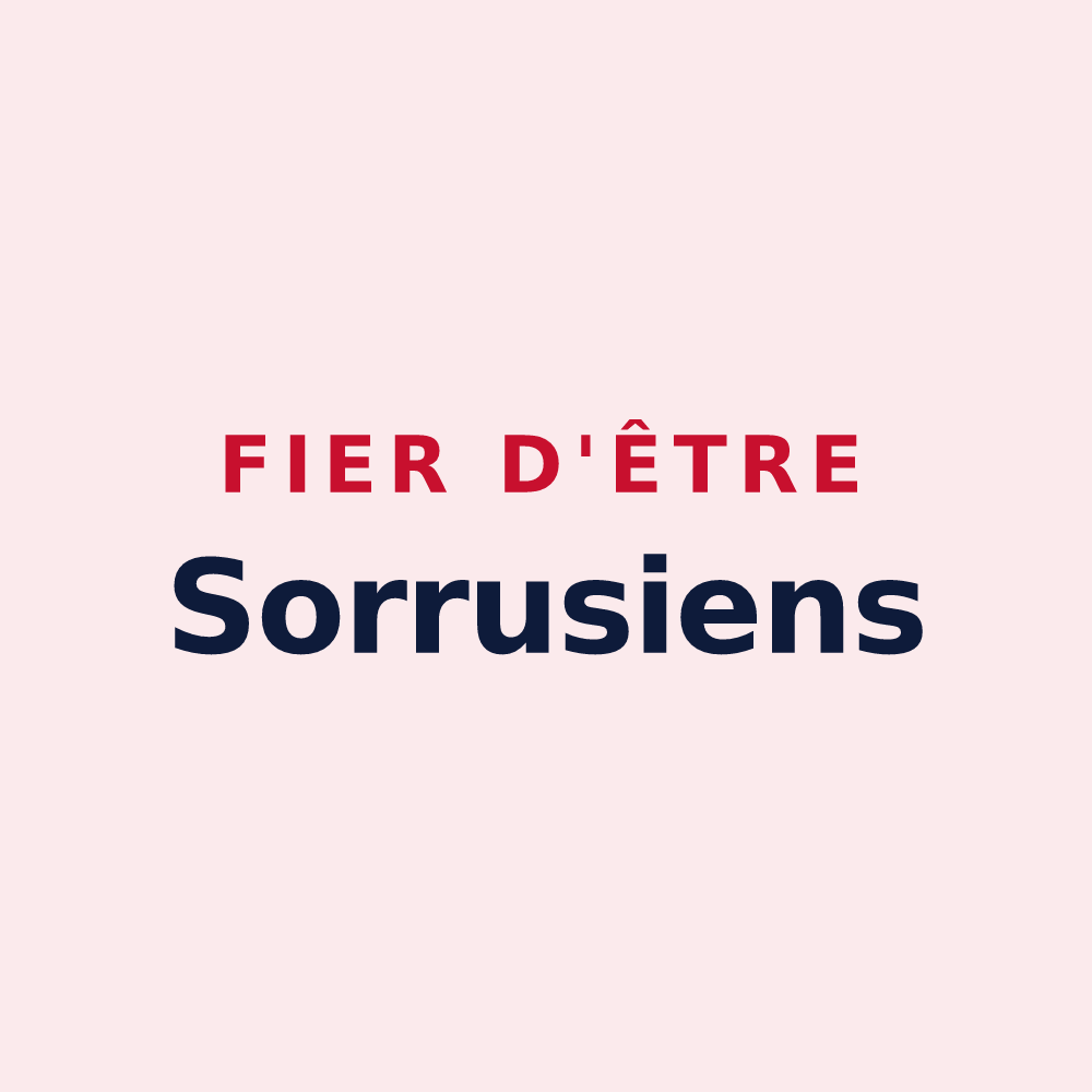 Magnet « Fier d'être Sorrusiens » — design pour Sorrus