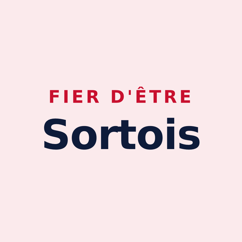 Magnet « Fier d'être Sortois » — design pour Sort-en-Chalosse