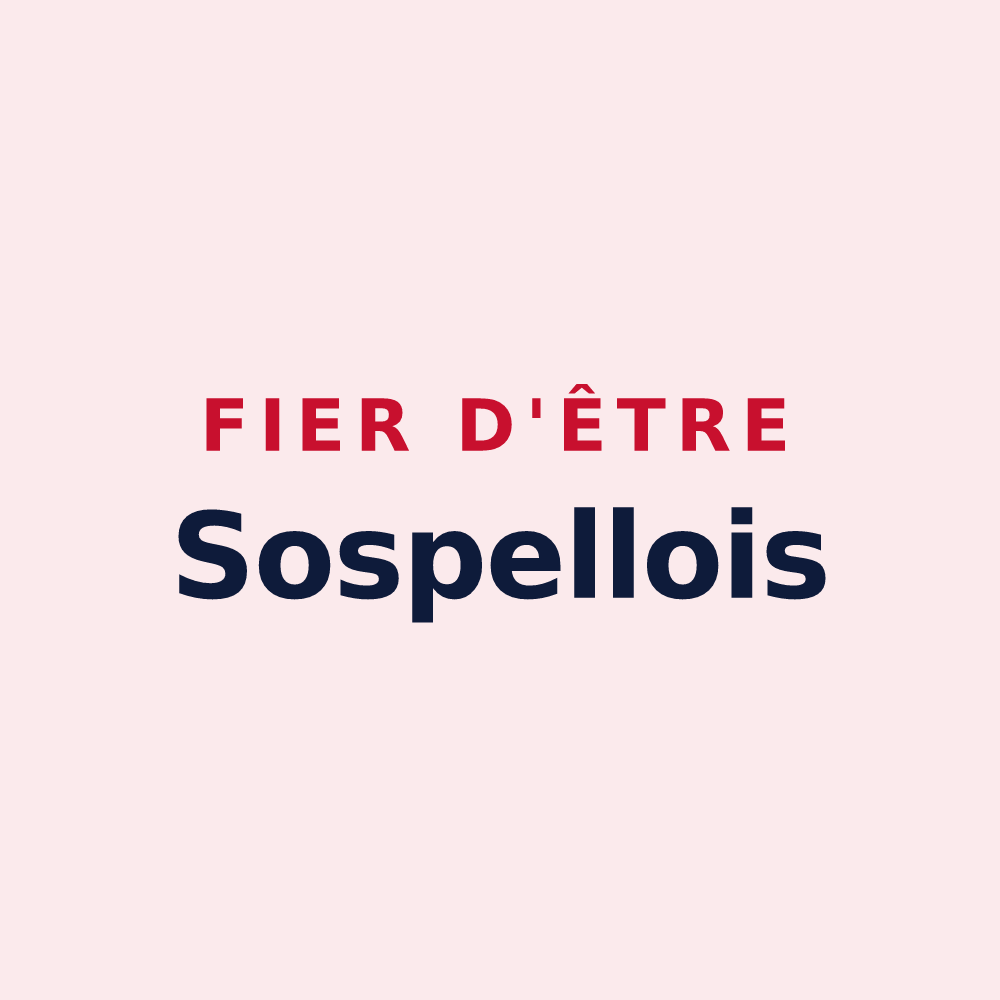 Magnet « Fier d'être Sospellois » — design pour Sospel