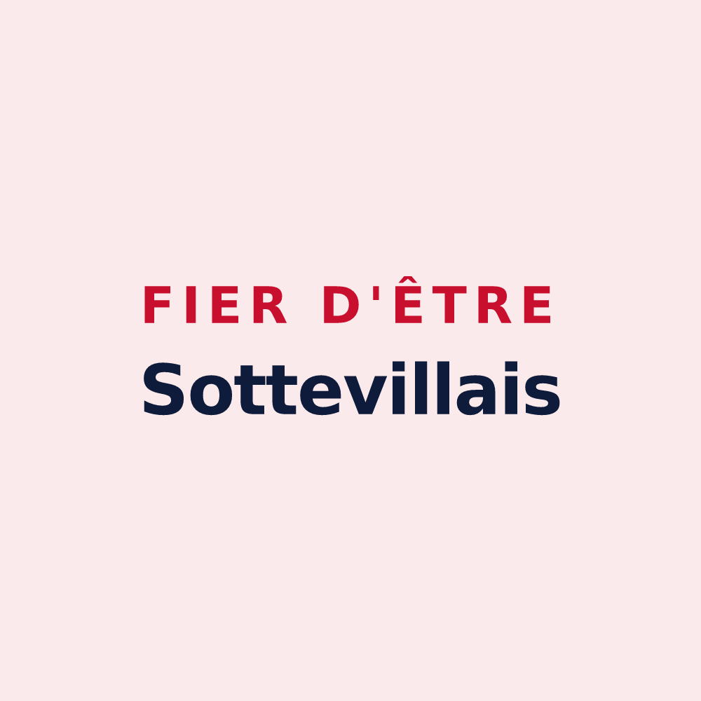 Magnet « Fier d'être Sottevillais » — design pour Sotteville-sur-Mer