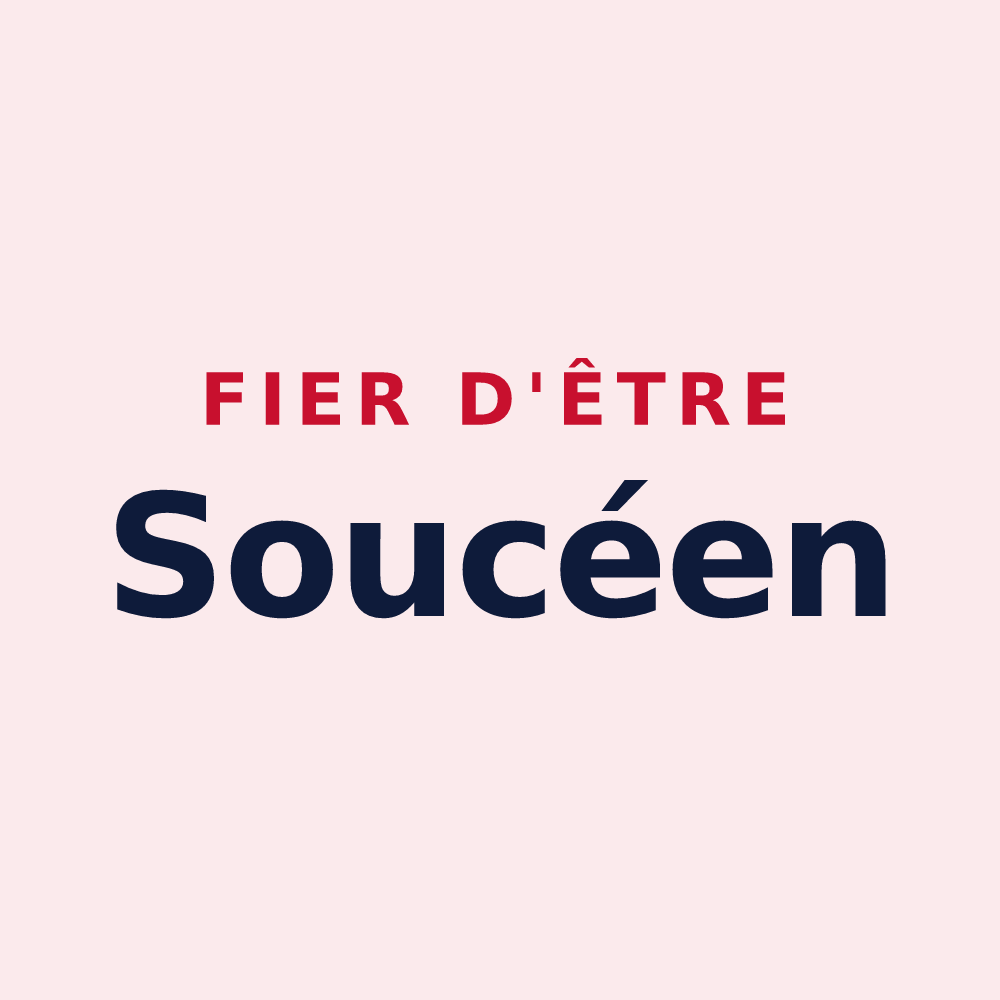 Magnet « Fier d'être Soucéen » — design pour Soucé