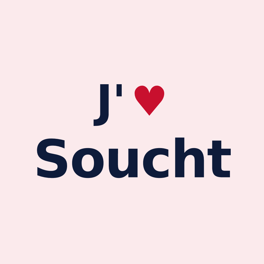 Magnet personnalisé Soucht — design J'aime Soucht