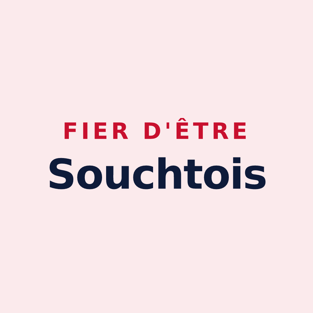 Magnet « Fier d'être Souchtois » — design pour Soucht