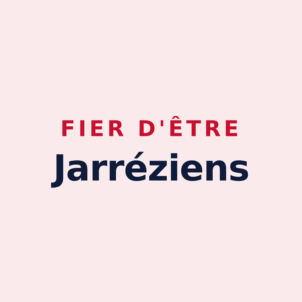 Magnet « Fier d'être Jarréziens » — design pour Soucieu-en-Jarrest