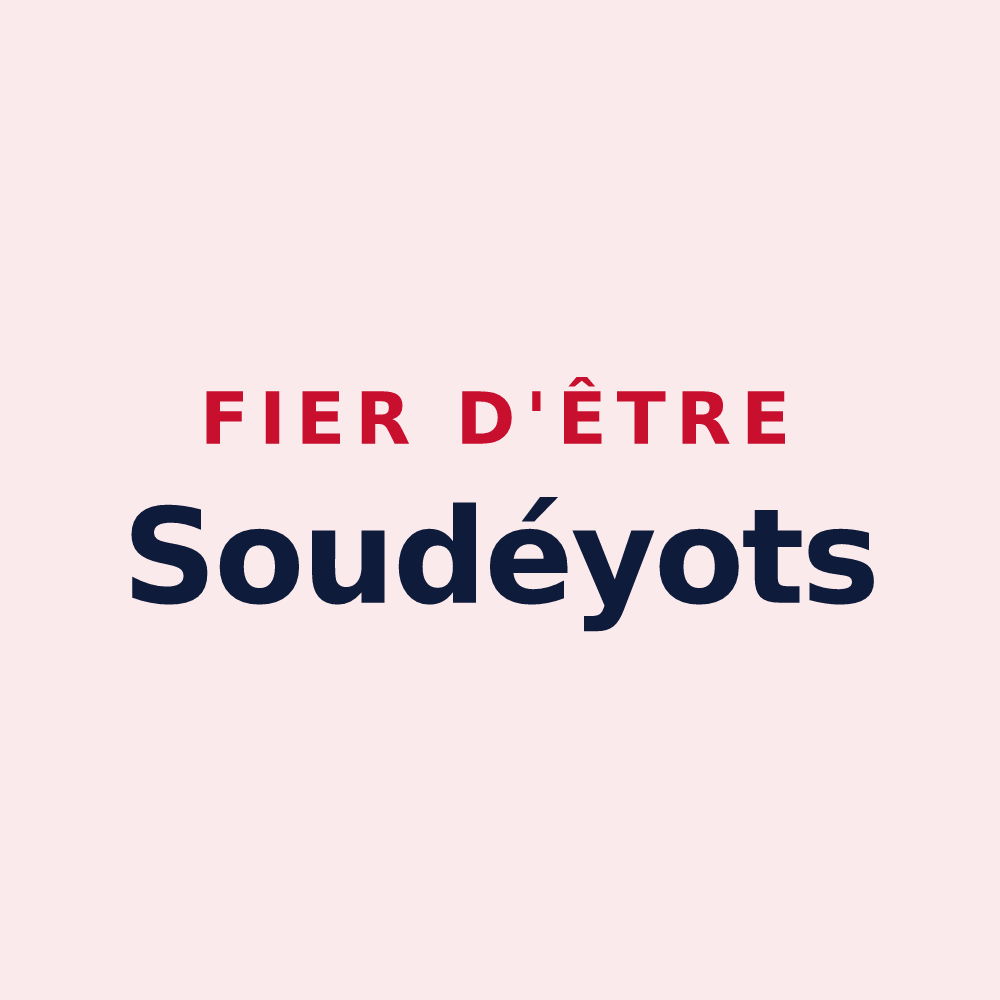 Magnet « Fier d'être Soudéyots » — design pour Soudé