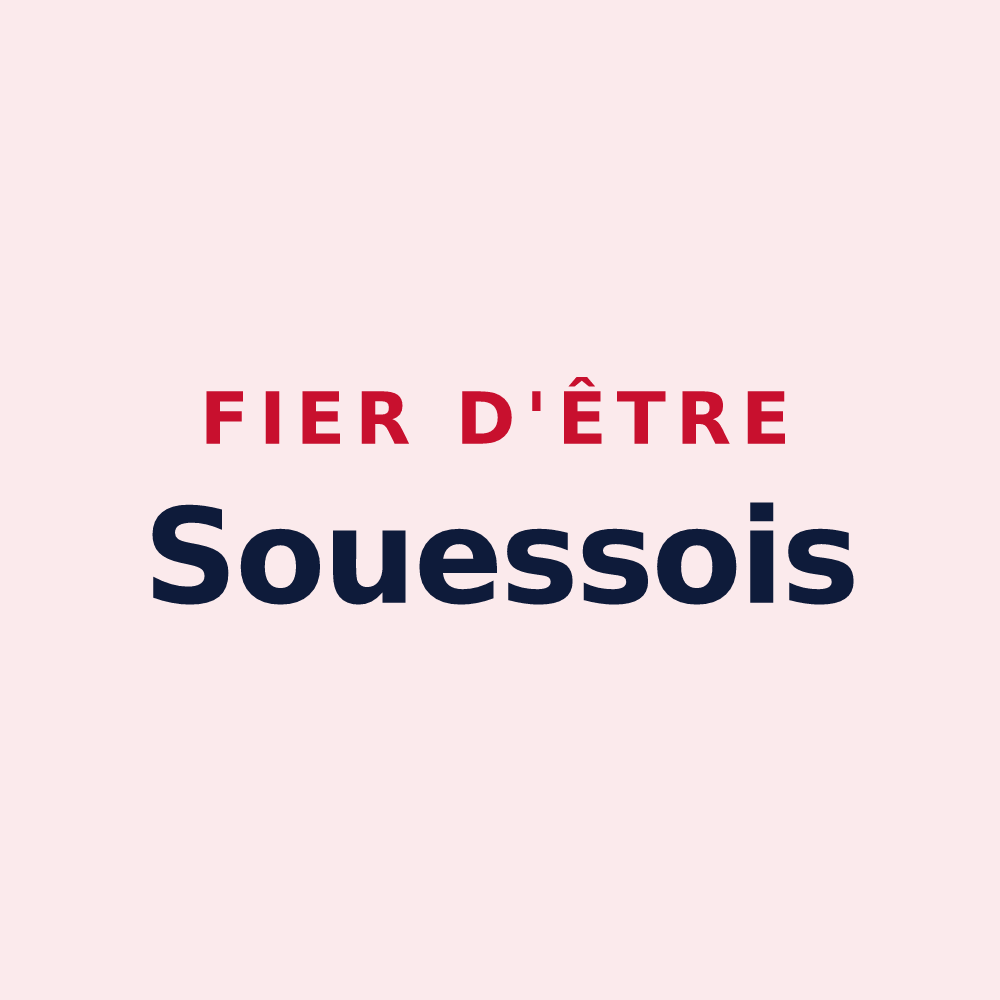 Magnet « Fier d'être Souessois » — design pour Soues