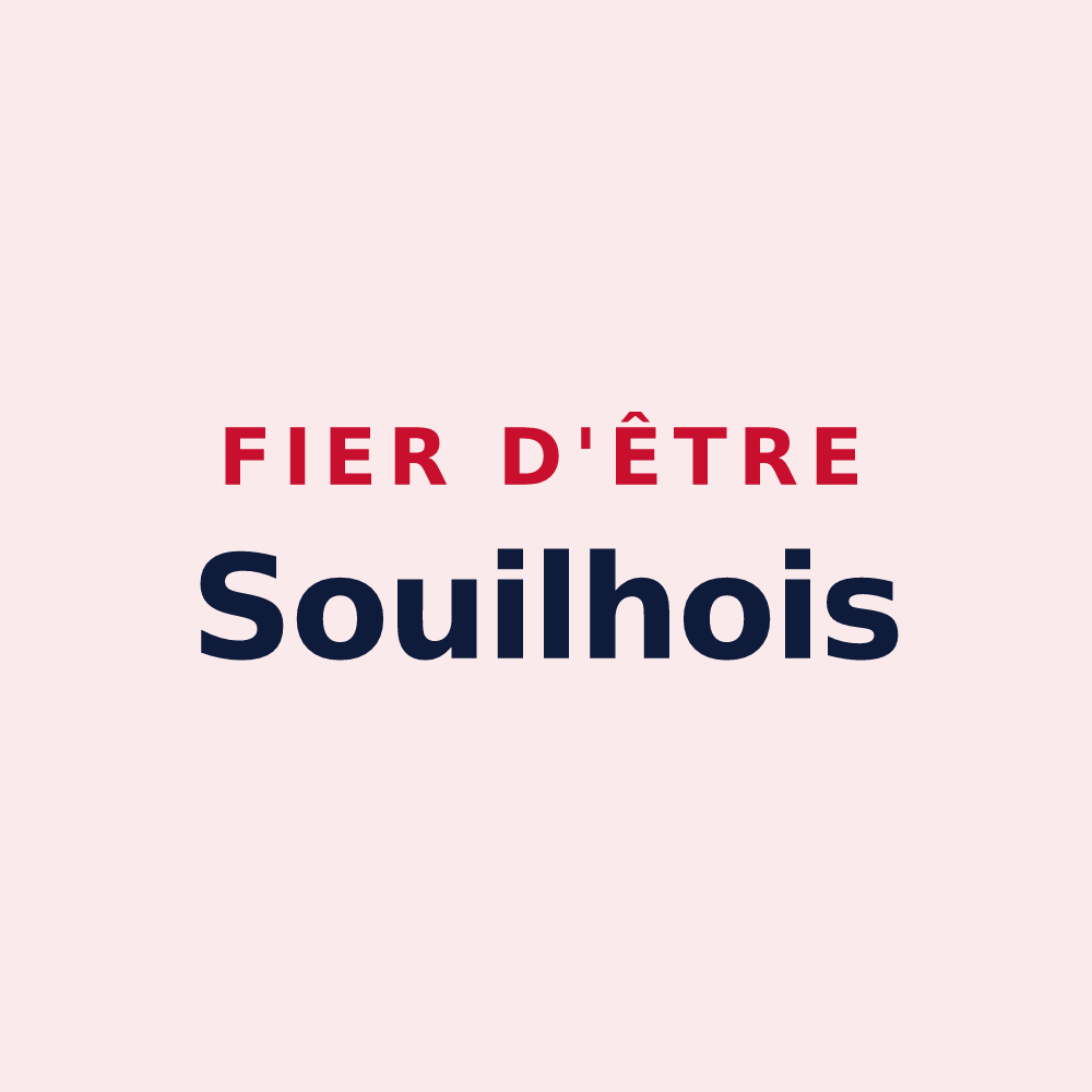 Magnet « Fier d'être Souilhois » — design pour Souilhe