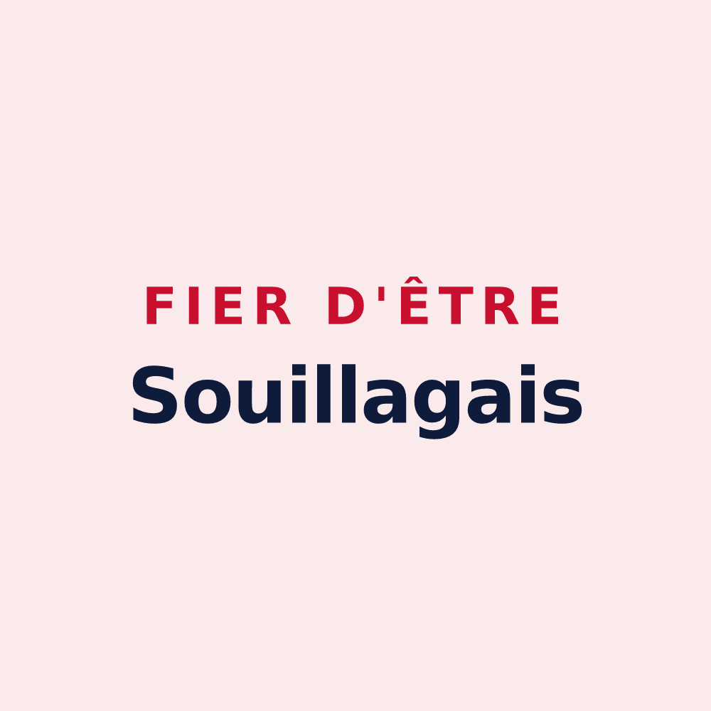 Magnet « Fier d'être Souillagais » — design pour Souillac