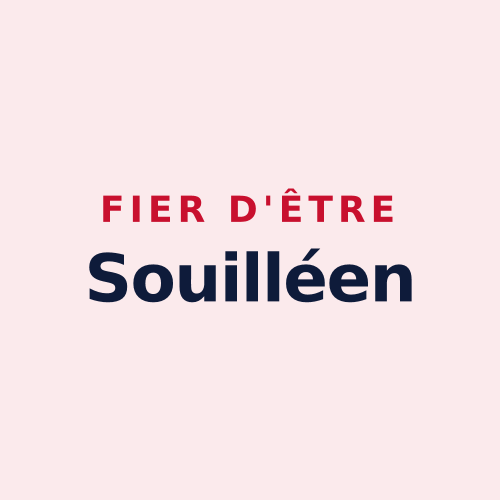 Magnet « Fier d'être Souilléen » — design pour Souillé