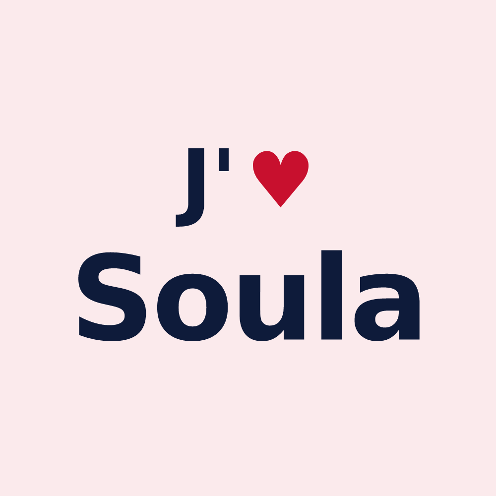 Magnet personnalisé Soula — design J'aime Soula