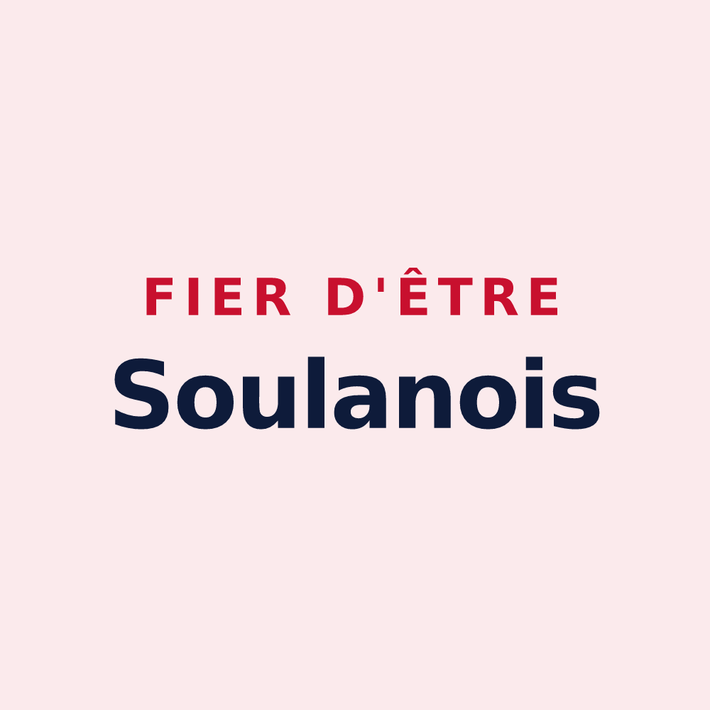Magnet « Fier d'être Soulanois » — design pour Soula