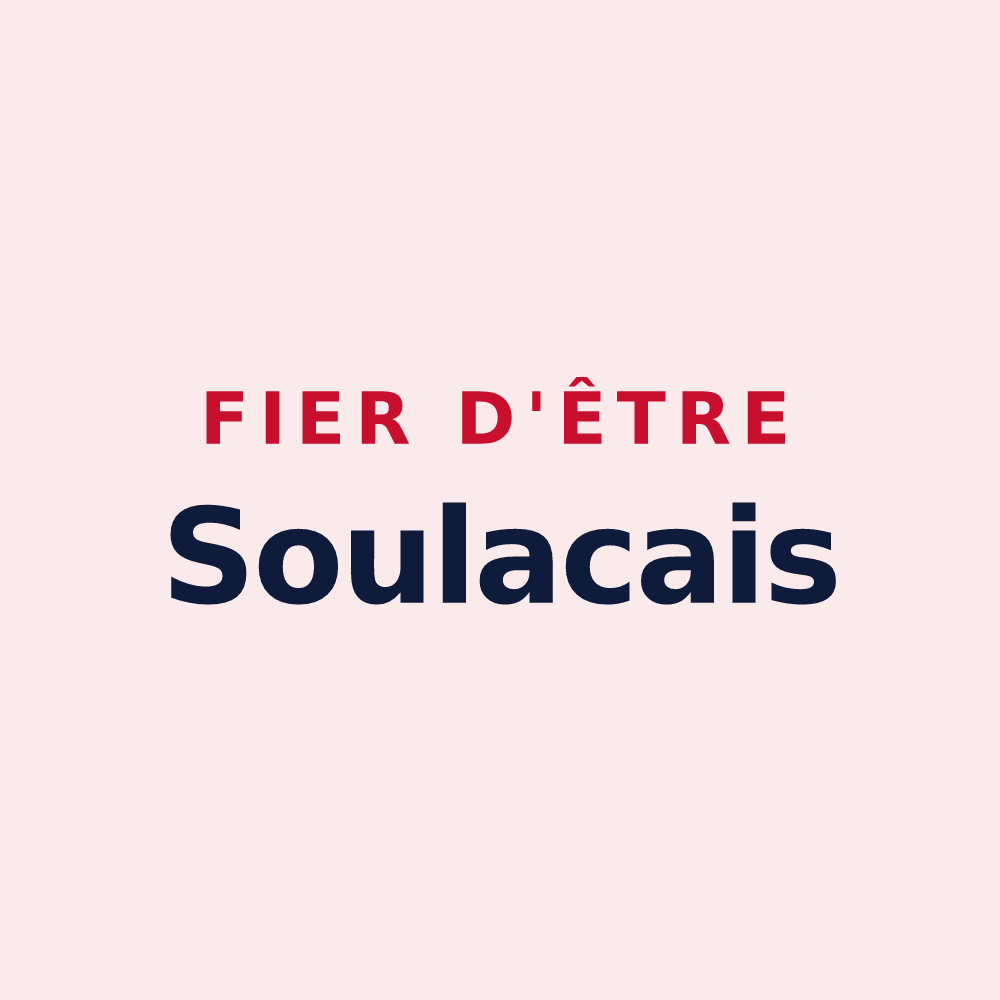 Magnet « Fier d'être Soulacais » — design pour Soulac-sur-Mer